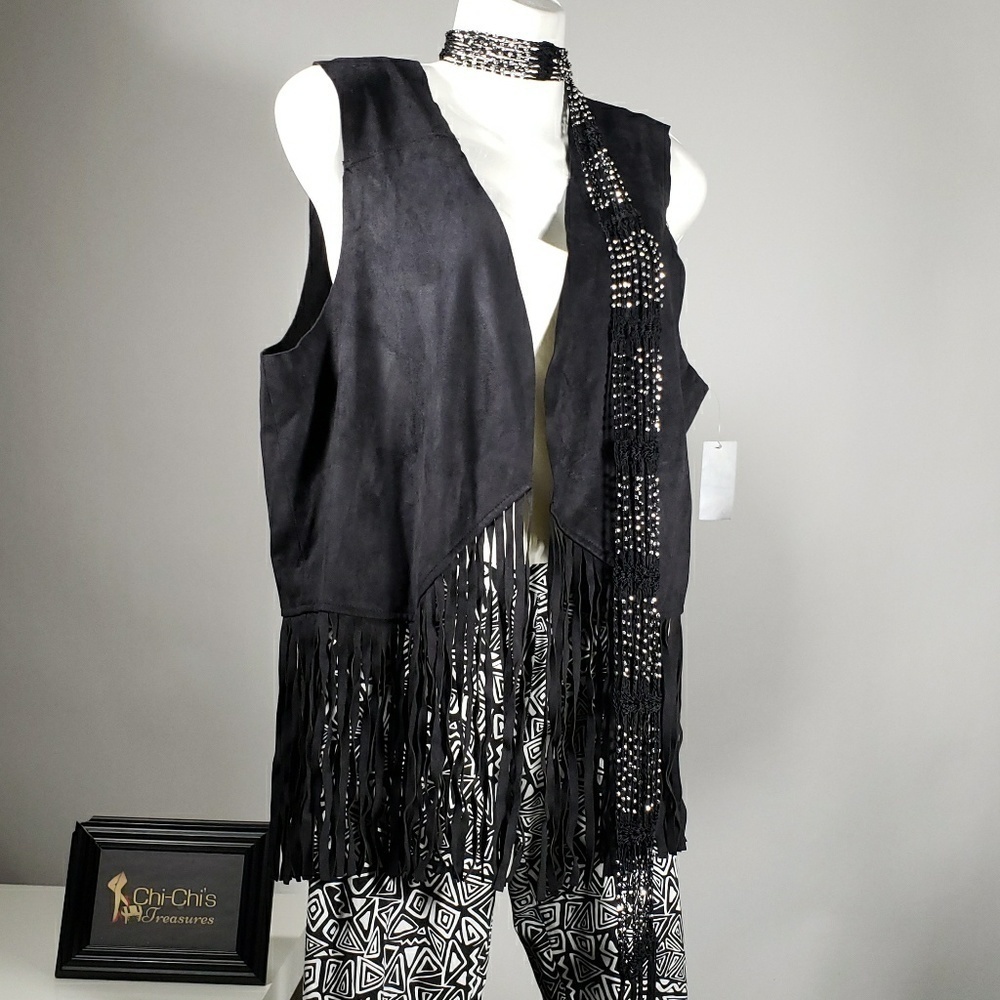 BONGO FAUX SUEDE VEST